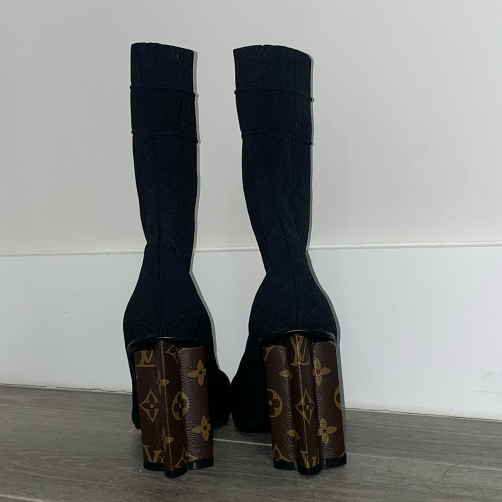 🖤NWOB🖤Authentic LOUIS VUITTON SOCK BOOTS. Size:IT35/US5 - Picture 3 of 6